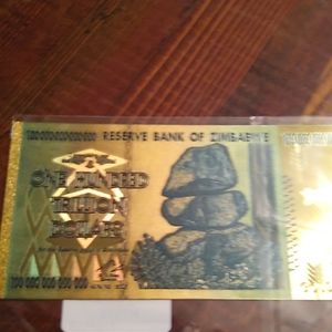 Zimbabwe 100 trillion dollar bill